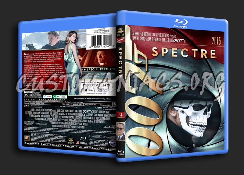 James Bond Collection - Spectre (24) blu-ray cover