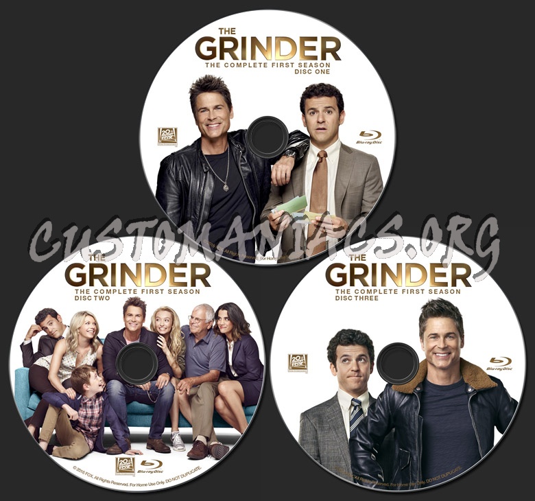 The Grinder: Season 1 blu-ray label