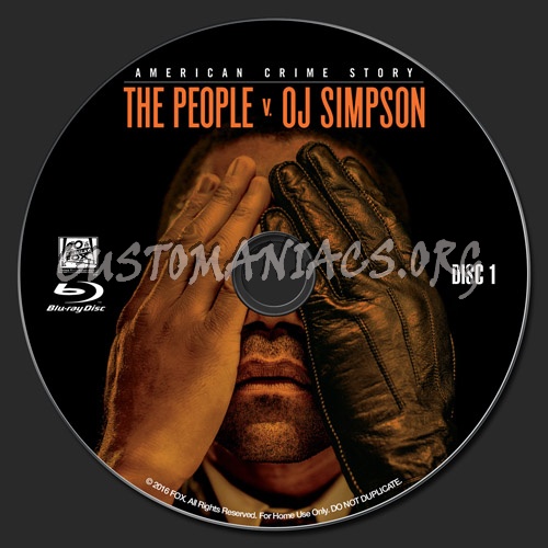 American Crime Story: The People v. OJ Simpson blu-ray label