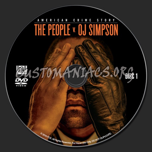 American Crime Story: The People v. OJ Simpson dvd label