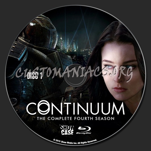 Continuum - Season 4 blu-ray label
