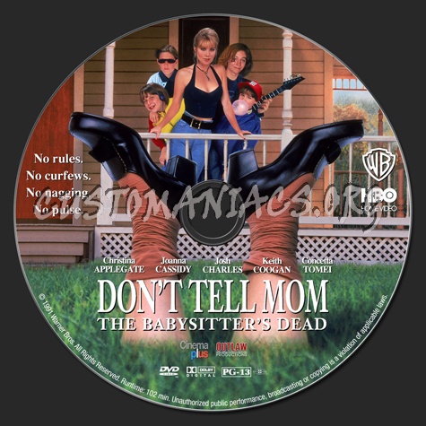 Don't Tell Mom the Babysitter's Dead dvd label
