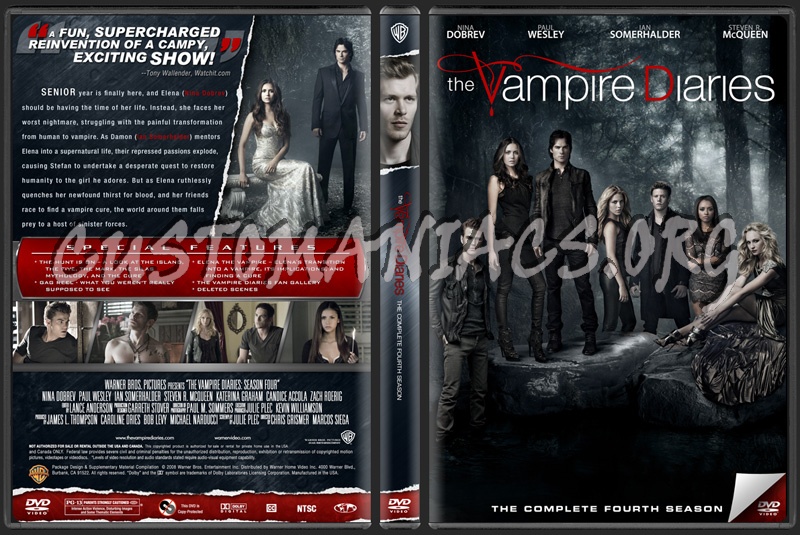 The Vampire Diaries Season 4 dvd cover