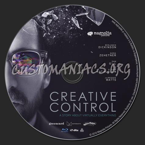 Creative Control blu-ray label