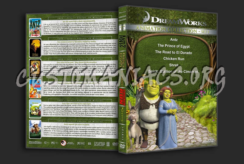 Dreamworks Animation Collection - Set 1 (1998-2002) dvd cover