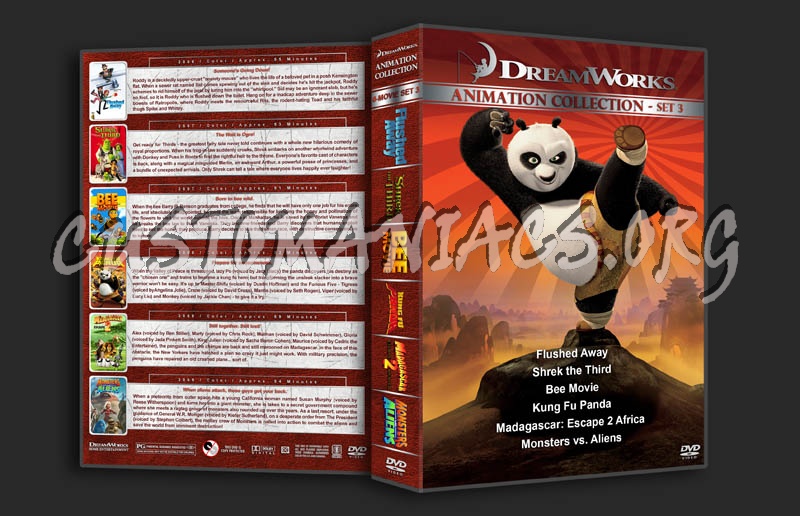 Dreamworks Animation Collection - Set 3 (2006-2009) dvd cover