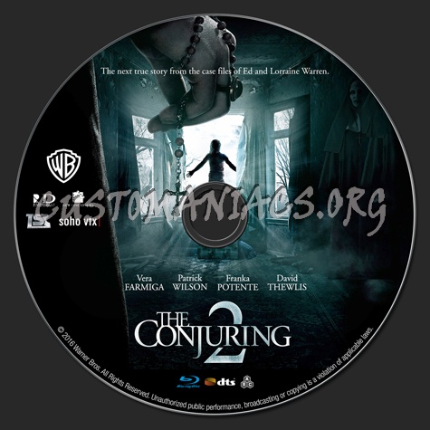 The Conjuring 2 blu-ray label