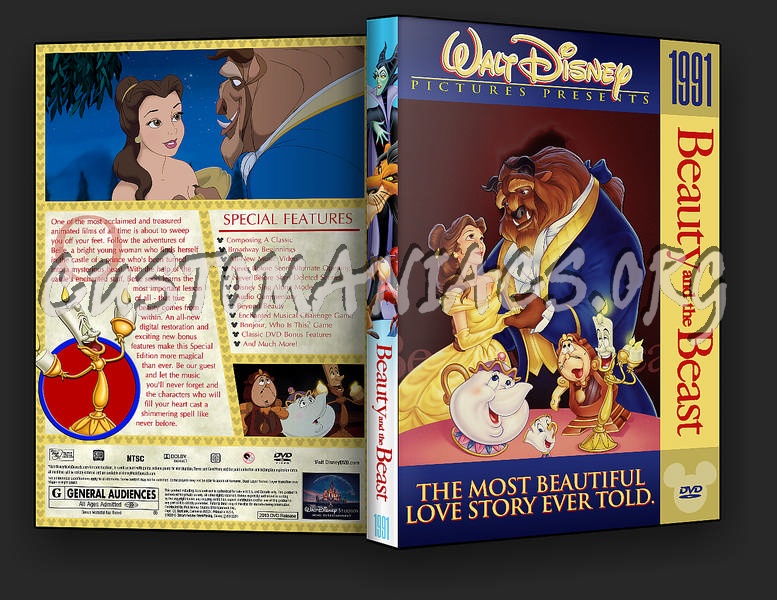 Beauty and the Beast dvd cover