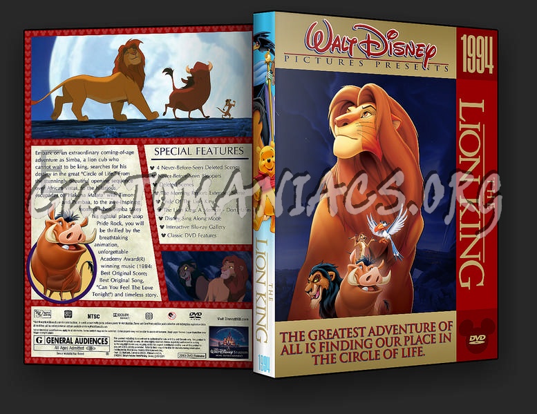 The Lion King dvd cover