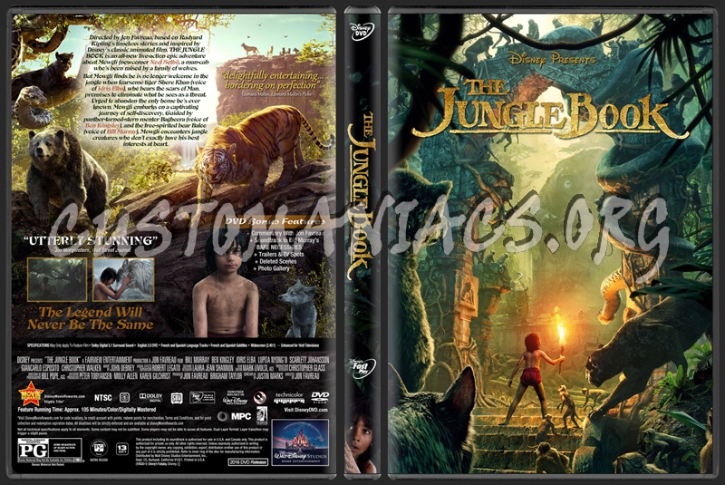 The Jungle Book (2016) dvd cover
