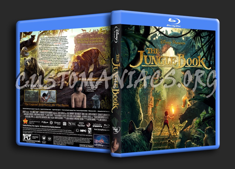 The Jungle Book (2016) dvd cover