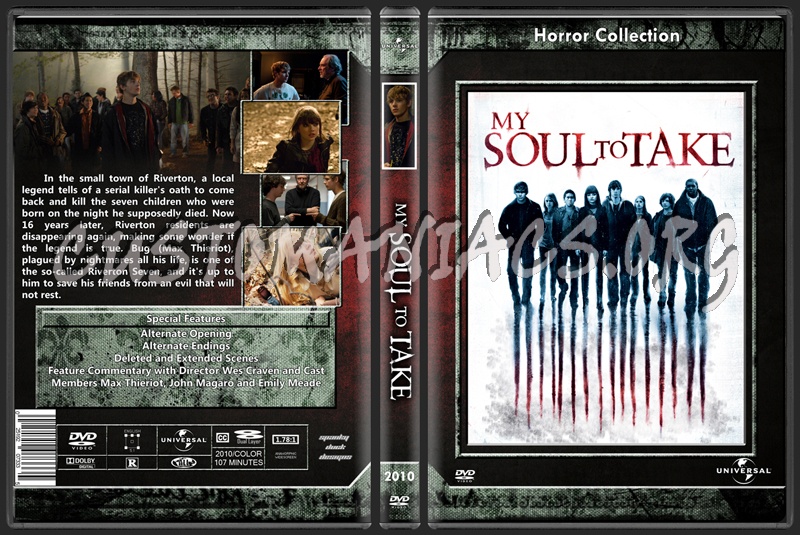 My Soul To Take dvd cover