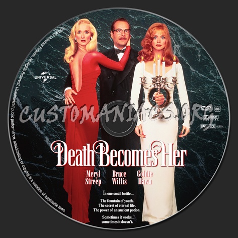 Death Becomes Her dvd label