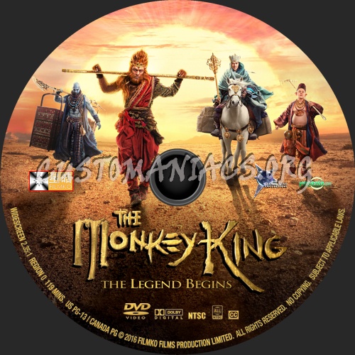 The Monkey King 2 (2016) dvd label