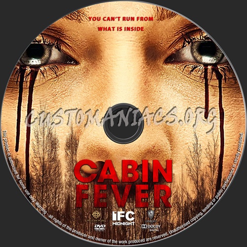 Cabin Fever 2016 dvd label