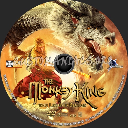 The Monkey King 2 (2016) dvd label