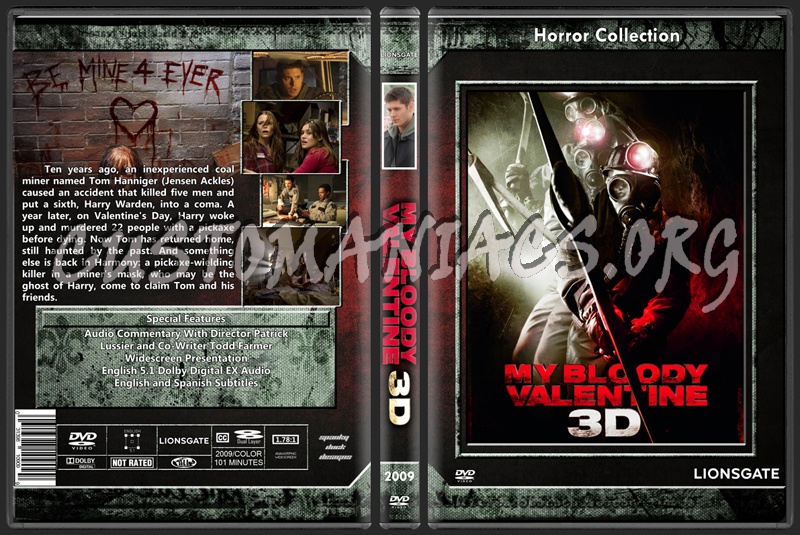 My Bloody Valentine (2009) dvd cover