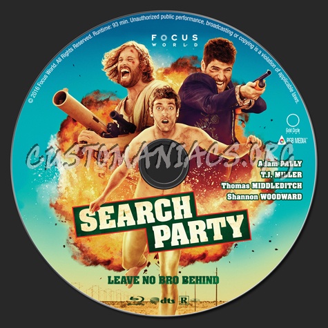 Search Party blu-ray label