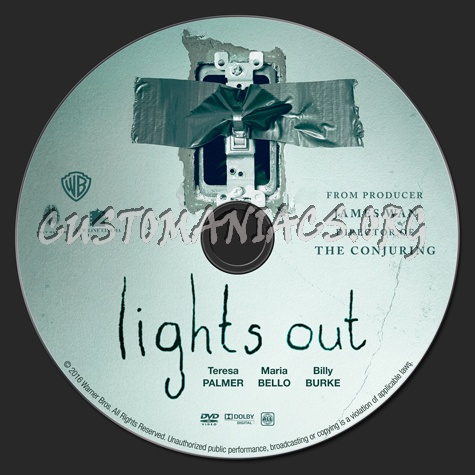 Lights Out dvd label