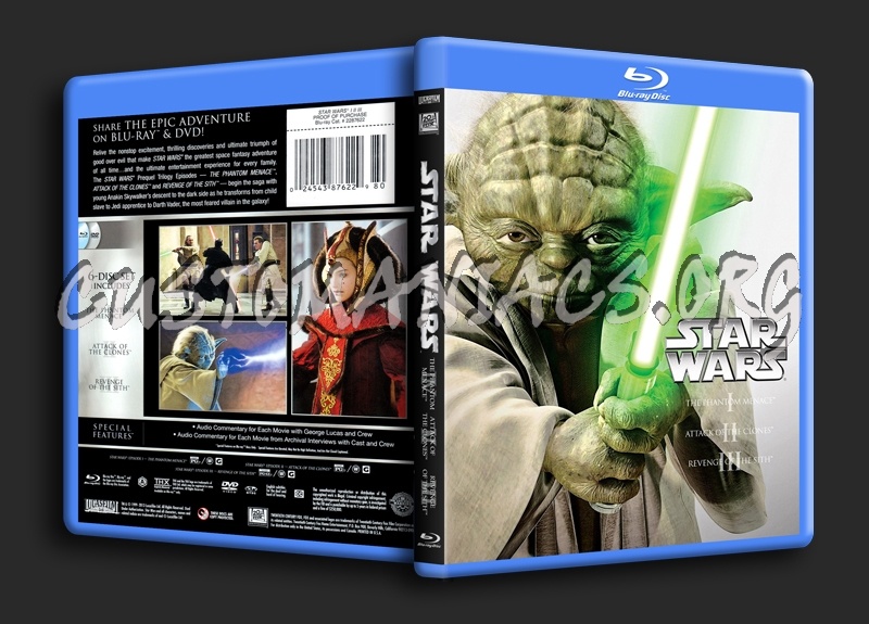 Star Wars I II III blu-ray cover