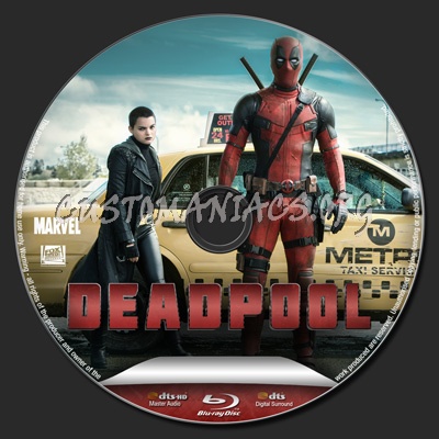 Deadpool blu-ray label