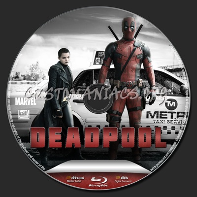 Deadpool blu-ray label