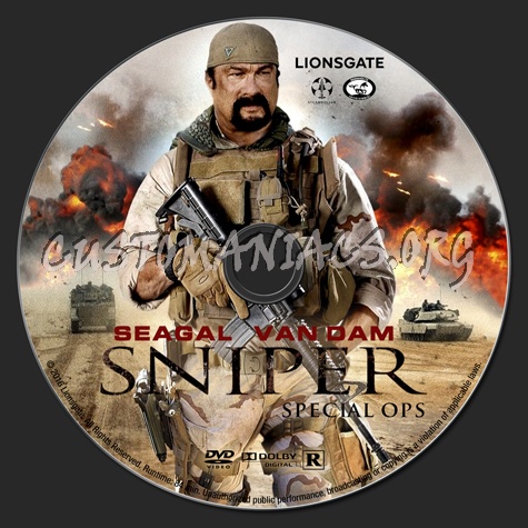Sniper: Special Ops dvd label