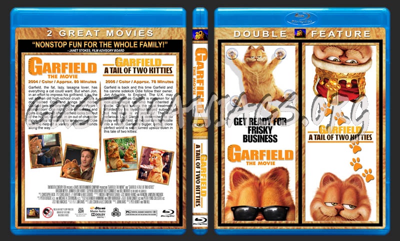Garfield Double Feature blu-ray cover