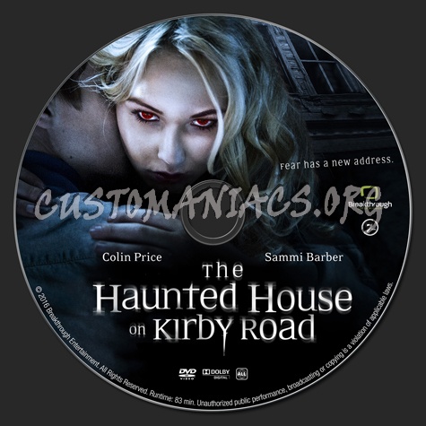 The Haunted House on Kirby Road dvd label