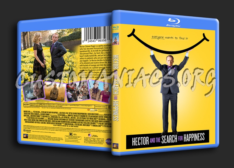 Hector and the Search For Happiness blu-ray cover