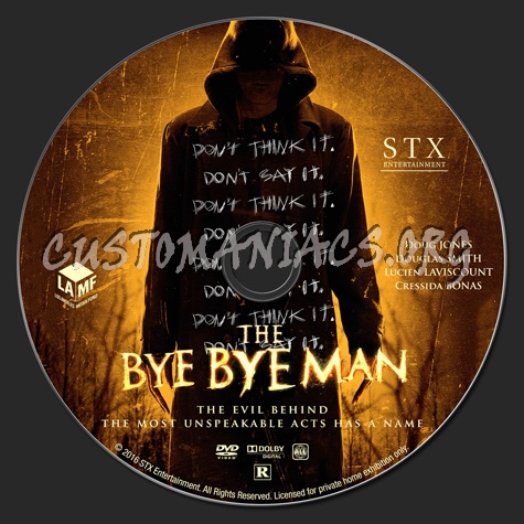 Bye Bye Man dvd label