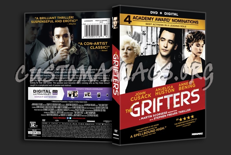 The Grifters dvd cover