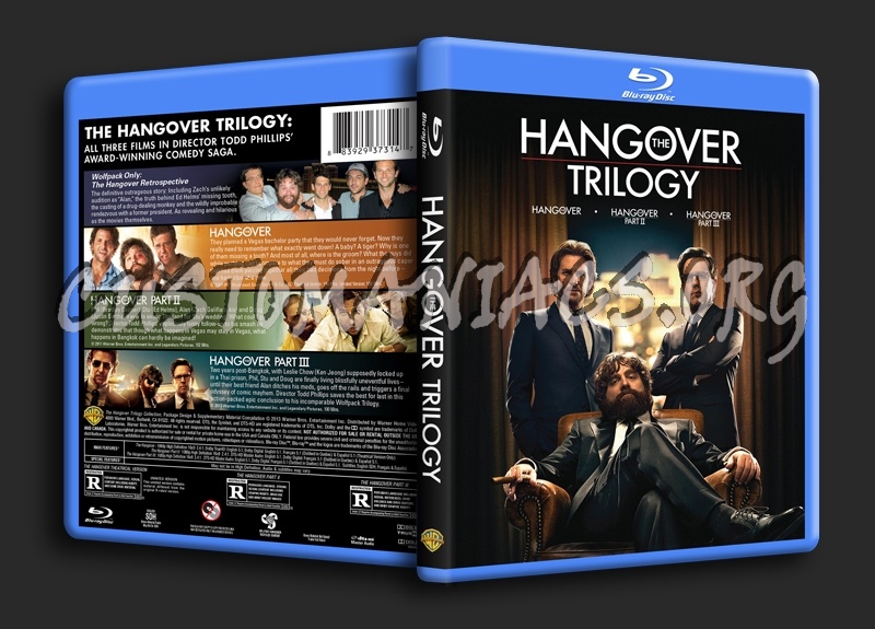 The Hangover Trilogy blu-ray cover