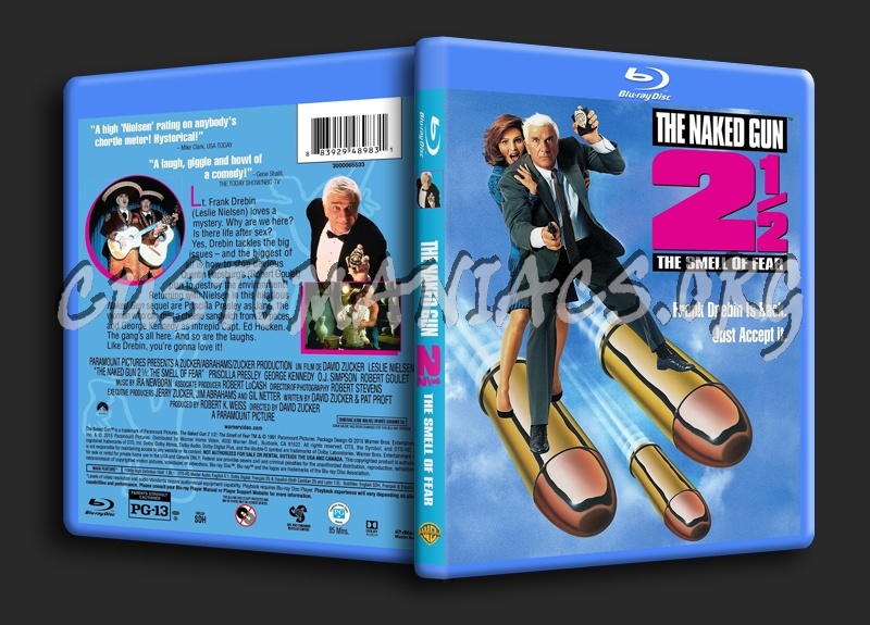 The Naked Gun 2 1/2 blu-ray cover