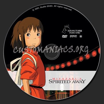 Spirited Away dvd label