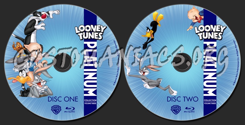 Looney Tunes Platinum Collection Vol 3 blu-ray label