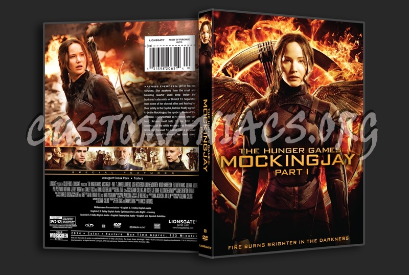 The Hunger Games Mockingjay Part 1 dvd cover