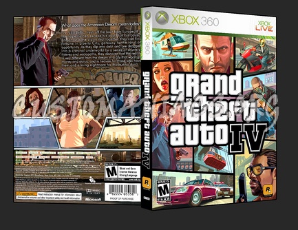 Grand Theft Auto IV dvd cover