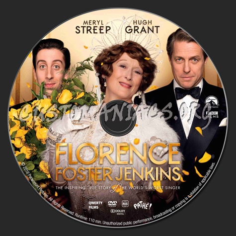 Florence Foster Jenkins Dvd Label Dvd Covers Labels By