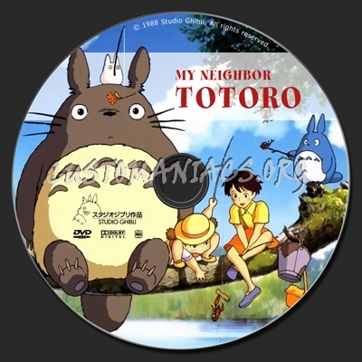 My neighbor Totoro dvd label