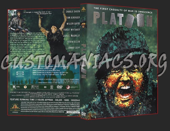 Platoon dvd cover