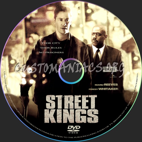 Street Kings dvd label