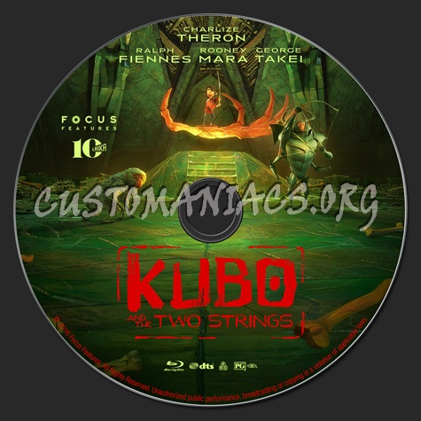 Kubo and the Two Strings blu-ray label