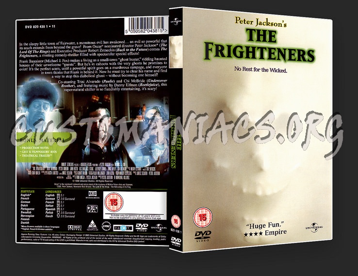 The Frighteners dvd cover