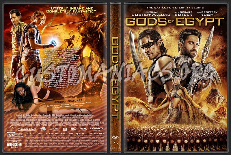 Gods Of Egypt dvd cover