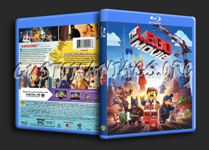 The Lego Movie blu-ray cover