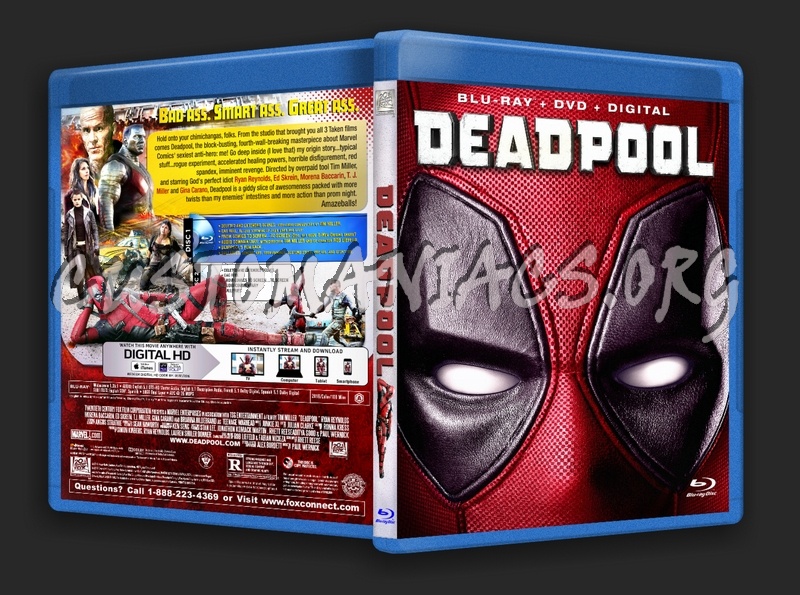 Deadpool (2016) blu-ray cover