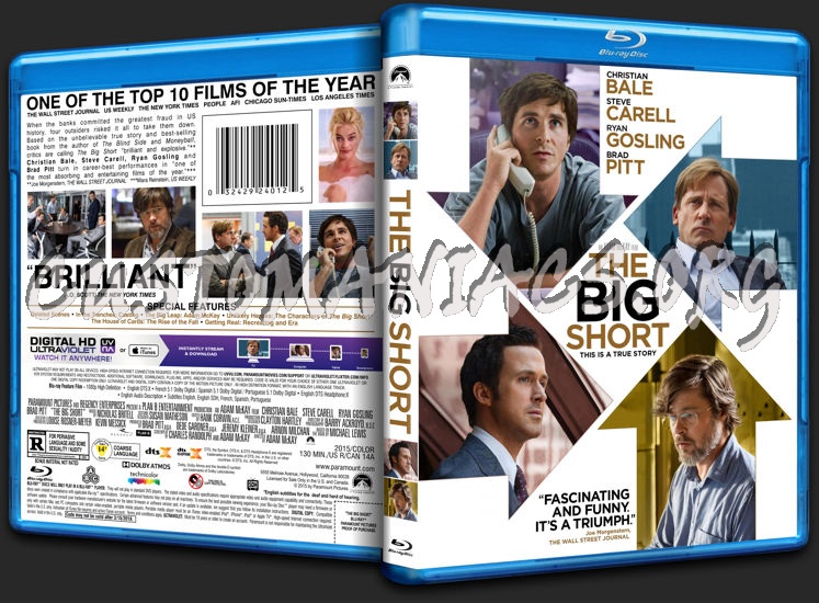 The Big Short blu-ray cover