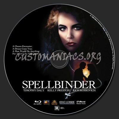 Spellbinder (1988) blu-ray label