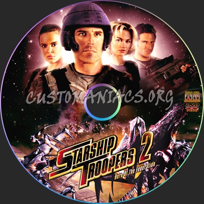 Starship Troopers 2 dvd label